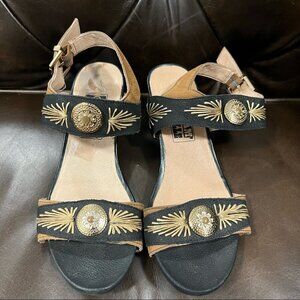 Mamzelle black/brown sandals size 36